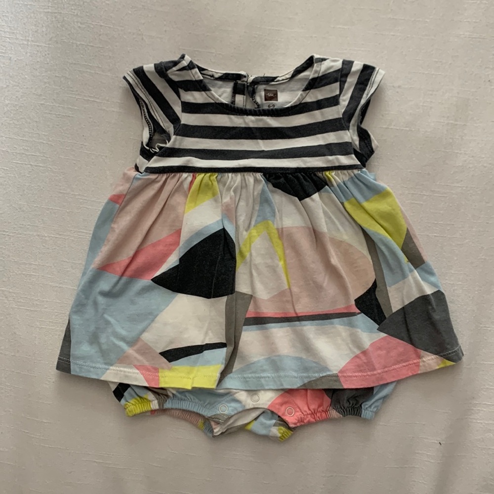 Tea Collection skirted romper 6-9mo